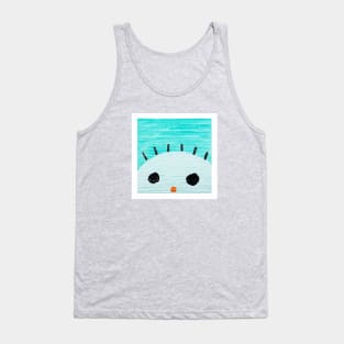 Snowman Portrait #8 Tank Top